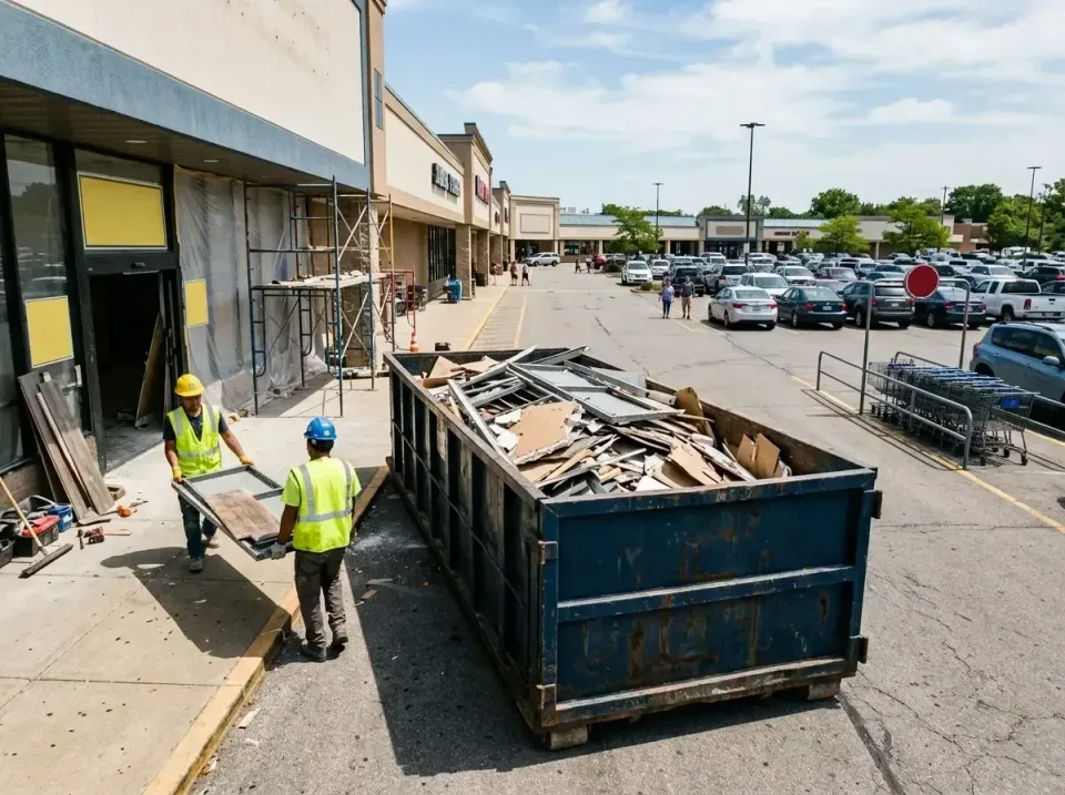retail-store-renovation-debris-003 — frequently asked questions, Roll-off Dumpster Rentals in Poquoson, VA